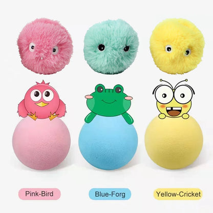 Touch-Activated Plush Ball