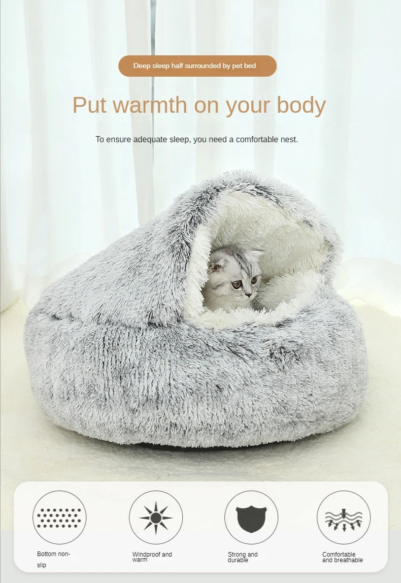 Plush Cat Bed